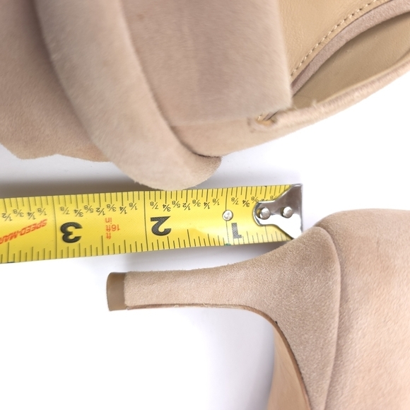 🔴 Antonio Melanie Women's Tan Kitten Heels Sz 7 - Picture 9 of 9